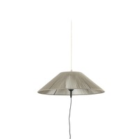 Závěsná - FARO 71584-10 SAIGON OUT C100 přenosné a závěsné svítidlo, šedá/béžová - FARO