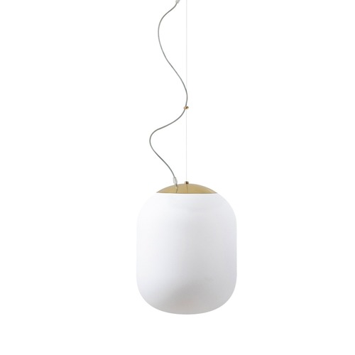 Koule - OS TAN62348 TANIA L1 HP závěsné skleněné svítidlo mosaz / bílá IP40 3000 K 52W LED - OSMONT - foto 1