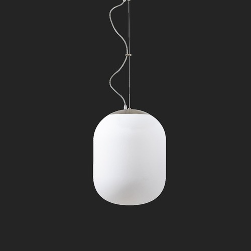 Koule - OS TAN62358 TANIA L1 HP závěsné skleněné svítidlo nerez broušená / bílá IP40 3000 K 52W LED DALI (původní kód OS 62358) - OSMONT - foto 1