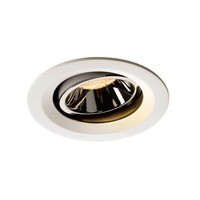 Kruhová - LA 1003570 NUMINOS® MOVE DL M vnitřní LED zápustné stropní svítidlo bílá/chrom 2700 K 40° otočné a výkyvné - BIG WHITE (SLV)