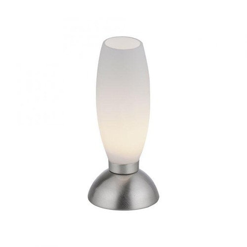 Stolní lampy dekorační - PN 4021-55 JOY LED stolní lampa stříbrná opálové sklo 3 krokové dotykový stmívač 3000K - PAUL NEUHAUS - foto 1