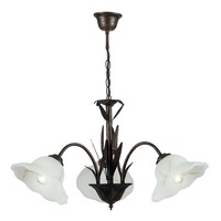 Dekorativní - FAN I-BYRON/3 RUG Závěsné svítidlo Byron, rezavé, 3xE27, 64 x 100 cm - FANEUROPE