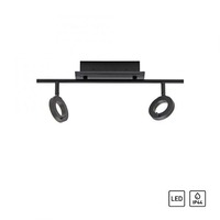 Bodová - PN 6781-13 SILEDA LED stropní svítidlo 2 ramenné antracit otočné IP44 teplá bílá 3000K - PAUL NEUHAUS