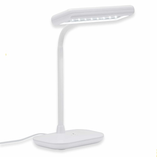 Stolní lampy pracovní - BRILO 7488-016 LED stolní lampa, 44 cm, 7,5 W, bílé - BRILO - foto 1