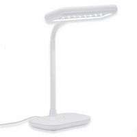 Stolní lampy pracovní - BRILO 7488-016 LED stolní lampa, 44 cm, 7,5 W, bílé - BRILO