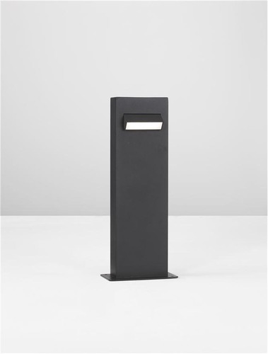 Sloupková - NV 9020921 Venkovní sloupkové svítidlo ZELDA černý hliník a akrylový difuzor proti oslnění LED 6W 3000K 100-240V IP65 - NOVA LUCE - foto 1