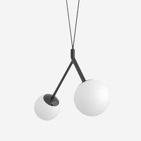 Vícečetná - LU ZK2.11.ZB.60R Závěsné svítidlo ZED 1x33W + 1x48W G9 sklo bílá opál ZK2.11.ZB.60R - LUCIS