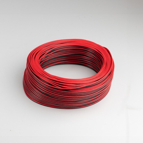 Příslušenství pro LED pásky - SLC S90111A LS kabel 2x0,75mm2 100m červený/černý - TLG - foto 1