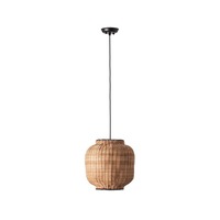 Koule - FARO 65134-77 TUPAI závěsné svítidlo, černá/ratan - FARO