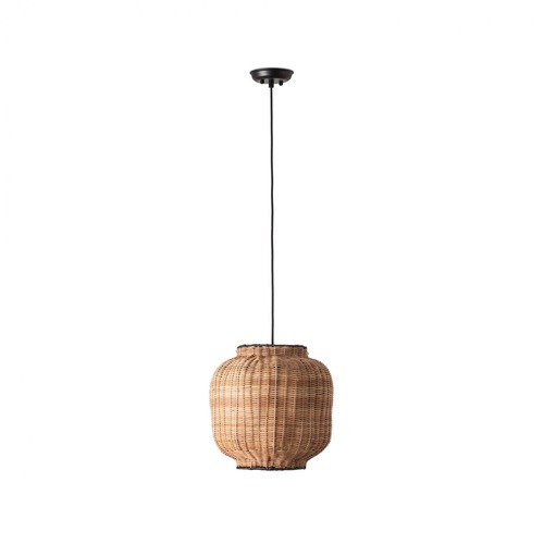 Koule - FARO 65134-77 TUPAI závěsné svítidlo, černá/ratan - FARO - foto 1