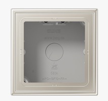 Vypínače a zásuvky - JU ES2581A-L Přisazená krytka ES2581A-L nerez.ocel - JUNG