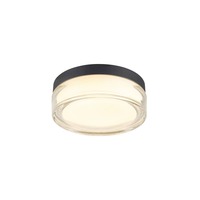 Kruhová - LA 1010210 CYFT XL Přisazené nástěnné a stropní svítidlo, 2700/3000/4000 K, 15 W, PHASE, 125°, IP65 černá / čirá - BIG WHITE (SLV)