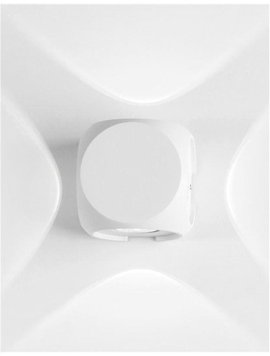 Nástěnná - NV 9226215 Venkovní nástěnné svítidlo ZARI bílý hliník a sklo Osram LED 4x1W 3000K 100-240V 4x38st. IP54 světlo ve čtyřech směrech - NOVA LUCE - foto 1