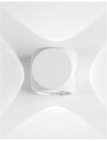 Nástěnná - NV 9226215 Venkovní nástěnné svítidlo ZARI bílý hliník a sklo Osram LED 4x1W 3000K 100-240V 4x38st. IP54 světlo ve čtyřech směrech - NOVA LUCE