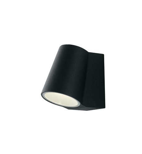 Nástěnná - FAN LED-SINTESI-AP NERO Venkovní nástěnné svítidlo LED SINTESI černá hliník 6 W 400 lm 4000 K IP44 13x7,6x12 cm - FANEUROPE - foto 1