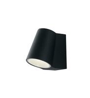 Nástěnná - FAN LED-SINTESI-AP NERO Venkovní nástěnné svítidlo LED SINTESI černá hliník 6 W 400 lm 4000 K IP44 13x7,6x12 cm - FANEUROPE
