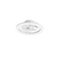 Kruhová - FAN LED-ETESIA-W-FAN Stropní svítidlo ETESIA s ventilátorem bílá, hliník/akrylát, 30 W, 3300 lm, CCT, 17 x 49 x 49 cm - FANEUROPE