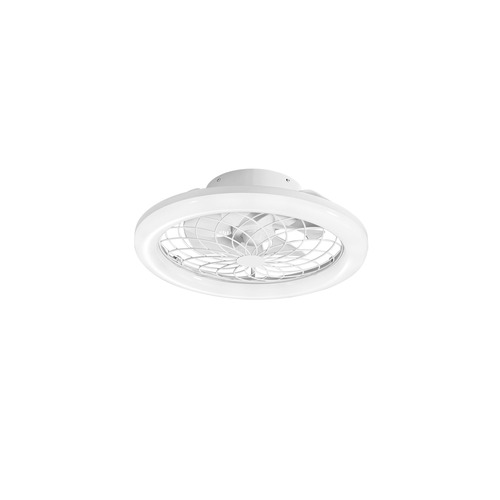 Kruhová - FAN LED-ETESIA-W-FAN Stropní svítidlo ETESIA s ventilátorem bílá, hliník/akrylát, 30 W, 3300 lm, CCT, 17 x 49 x 49 cm - FANEUROPE - foto 1