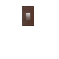 Pro zapuštěná svítidla - FAN INC-STRATOS-504C Kryt pro zápustné svítidlo do zdi STRATOS, bronz, 8 x 4.7 x 13 cm - FANEUROPE