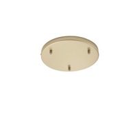 Kotvící prvky, držáky, závěsy - FAN BASE-S-R3-ORO Rozeta PIREX kruhový rám zlatá A 3 FORI 32x4,1cm - FANEUROPE
