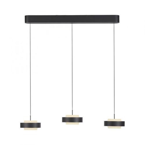 Vícečetná - LD 14132-18 Kolekce Schöner Wohnen, LED závěsné svítidlo ELMO černá, 3000K - JUST LIGHT - foto 1