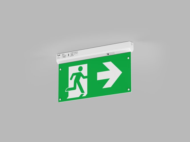 Stropní - Stropní svítidlo SAFE ALL 2W 6000K Emergency 3h, ON/OFF - foto 1