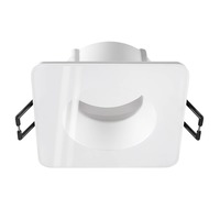 Hranatá - LA 1007339 NEW TRIA® 68 kroužek pro vestavbu do stropu, D: 8,3 Š: 8,3 H: 3,55 cm, IP 65, vč. skla, bílá - BIG WHITE (SLV)