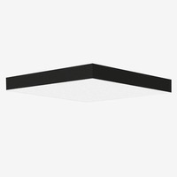 Hranatá - LU IB.L2.900.93M DALI2 Stropní svítidlo IZAR B 142W LED 4000K akrylátové sklo černá IB.L2.900.93L DALI - LUCIS