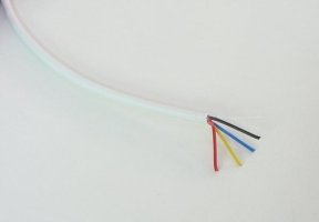 Dvojlinky, RGB a CCT kabely - Kabel RGB kulatý 4x0,19