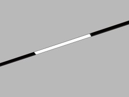 Lištové svítidla - Lištové svítidla svítidlo MAGLINE II 30, B 12W 4000K, ON/OFF, DALI