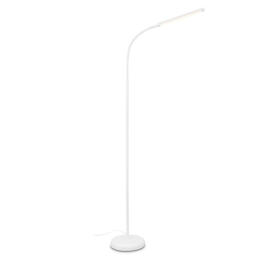 Stojací lampy - BRILO 1472016 LED stojací svítidlo, 126,5 cm, LED modul, 6W, 600lm, bílé - BRILO - foto 1