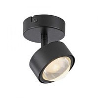 Bodová - LD 12052-18 Kolekce Schöner Wohnen stropní svítidlo bodové svítidlo KULU, černá, 1-ramenné, nastavitelné a otočné, 3000K - JUST LIGHT