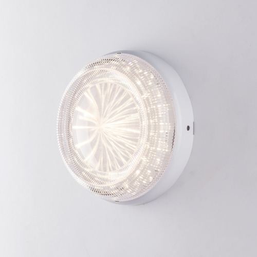Přisazená - FAN LED-CAPRI-L-BCO Venkovní stropní svítidlo LED CAPRI bílá plast 30 W 3200 lm 4000 K IP65 25,4x7,6 cm  - FANEUROPE - foto 1
