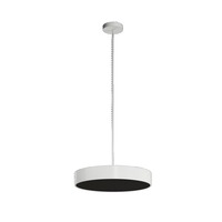 Kruhová - OS KRU60716 KRUGER P3 FC závěsné plastové svítidlo bílá / černá IP40 4000 K 48W LED - OSMONT