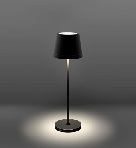 Na stůl - CEN LMPNG-023827 Nabíjecí stmívatelné LED svítidlo LUME PLUS černá 2,2W 2700K IP54 USB Ra95 s nabíjecí základnou - CENTURY - foto 1