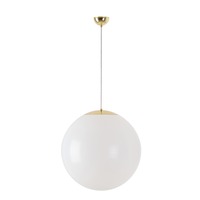 Koule - OS ISI63587 ISIS S4 PM závěsné plastové svítidlo mosaz / bílá IP40 40W E27 HF - OSMONT