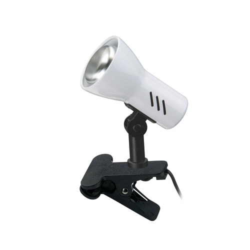 Stolní lampy s klipem - BRI 2794-016P Svítidlo se svorkou 11,5 cm 1x E14 40W bílé - BRILONER - foto 1