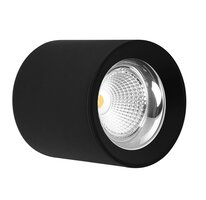 Downlight - CEN RNDNE-2513040 Stropní SVÍTIDLO LED RONDO ČERNÉ 130x155mm 25W/230VAC 4000K 2500Lm 45d IP20 - CENTURY