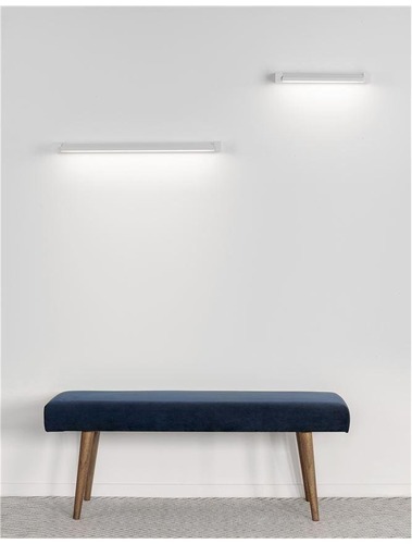 Nepřímé osvětlení - NV 9117312 Nástěnné svítidlo LINE bílý hliník a akryl LED 12W 230V 3000K IP20 - NOVA LUCE - foto 1