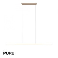 Podélná - PN 2301-97 Závěsné svítidlo PURE Surface 125x25 nastavitelná výška 3000K bronz - PAUL NEUHAUS