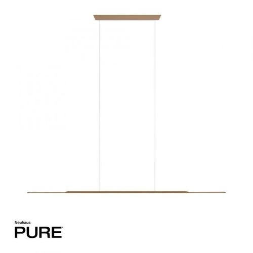Podélná - PN 2301-97 Závěsné svítidlo PURE Surface 125x25 nastavitelná výška 3000K bronz - PAUL NEUHAUS - foto 1