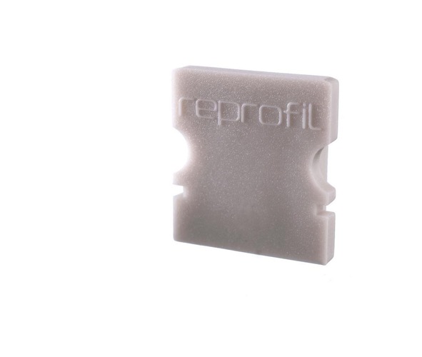 Krytky pro Al profily - IMPR 978041 Koncovka P-AU-02-08 šedá 14 mm 2 ks - LIGHT IMPRESSIONS - foto 1