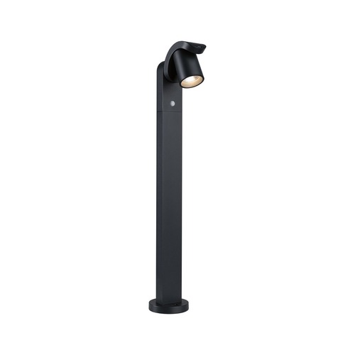 Sloupková - P 94831 LED stojací svítidlo Cuff pohybové čidlo IP44 782mm 3000K 10W 230V 70° antracit hliník - PAULMANN - foto 1