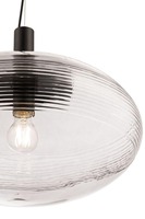 Koule - M P062PL-01GR Závěsné svítidlo Perlas E27 60W průhledné sklo šedá kov - MAYTONI