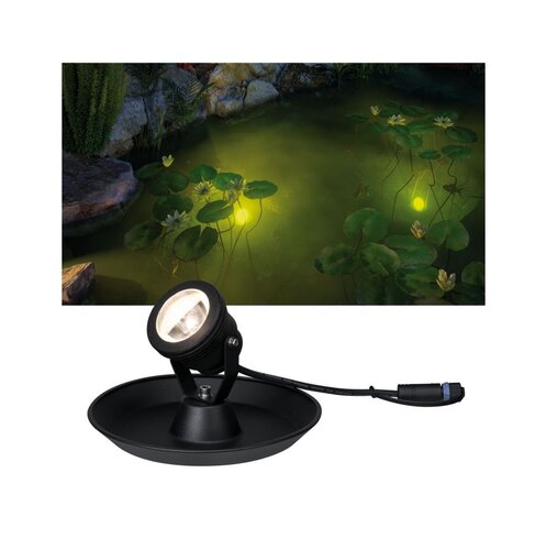 Do vody - P 94209 Plug & Shine podvodní spotlight IP68 3000K 4W 24V nastavitelné - PAULMANN - foto 1