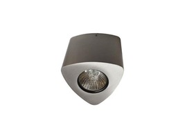 Downlight - AZZ AZ1055 Stropní bodové přisazené svítidlo Azzardo Dario aluminium AZ1055 GU10 1x50W IP20 9cm hranaté hliníkové - AZZARDO