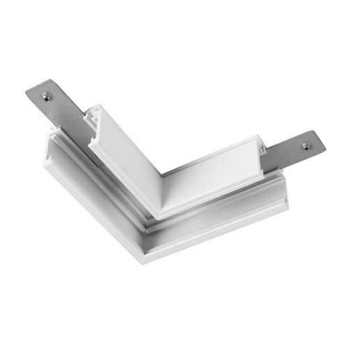 Lištové Magnetic SLV - LA 1006578 L-spojka mechanická 48 V TRACK, pro nástavbovou lištu standard, vpravo, bílá - BIG WHITE (SLV) - foto 1