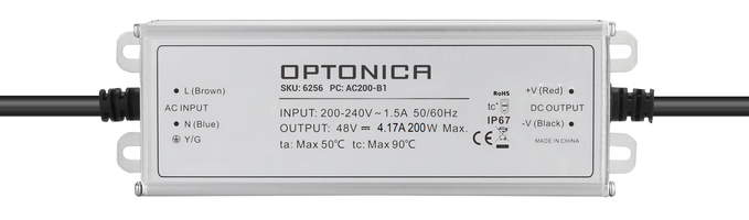 Voděodolný - Vodotěsný zdroj LED IP67 200W 48V 4.17 Záruka 3 roky