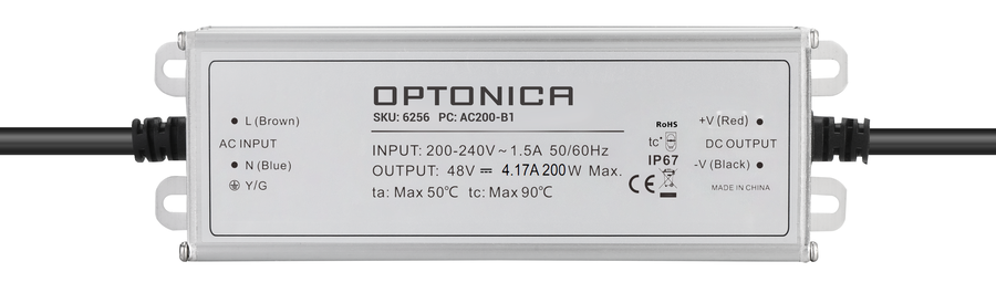 Voděodolné napájací zdroje Optonica - Vodotěsný zdroj LED IP67 200W 48V 4.17 Záruka 3 roky - foto 1