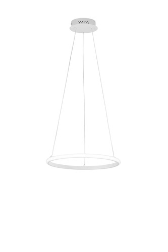 Kruhová - FAN LED-AXIS-S40 Závěsné LED svítidlo Axis bílá, 20 W, 3650 lm, CCT, 40 x 150 cm - FANEUROPE - foto 1